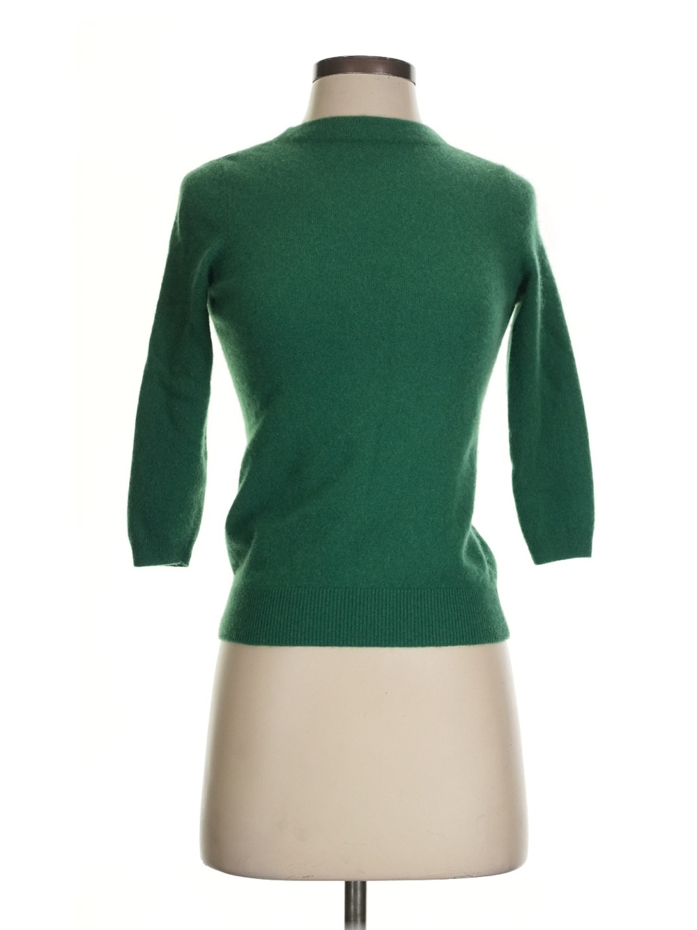 Talbots green forest Cashmere Crewneck Sweater